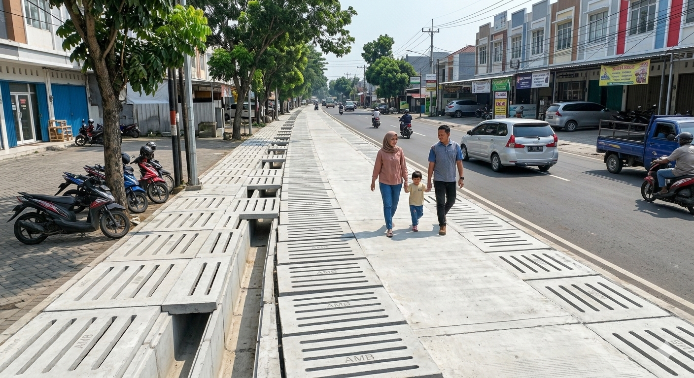 Mengenal U-Ditch Cover: Penutup Saluran Air Wajib untuk Keamanan Publik