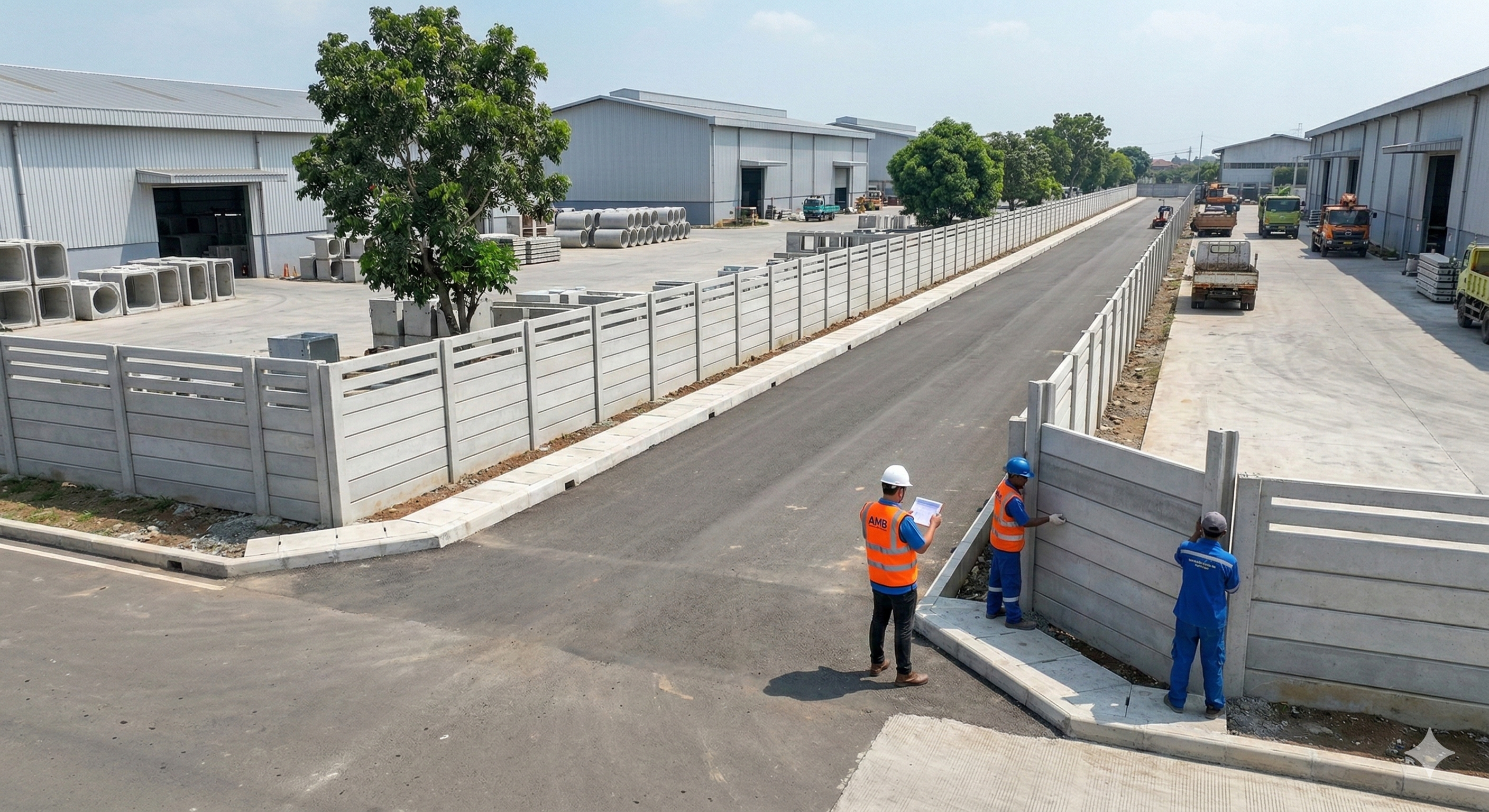 Panduan Lengkap Cara Pasang Pagar Panel Beton Precast: Step-by-Step agar Lurus